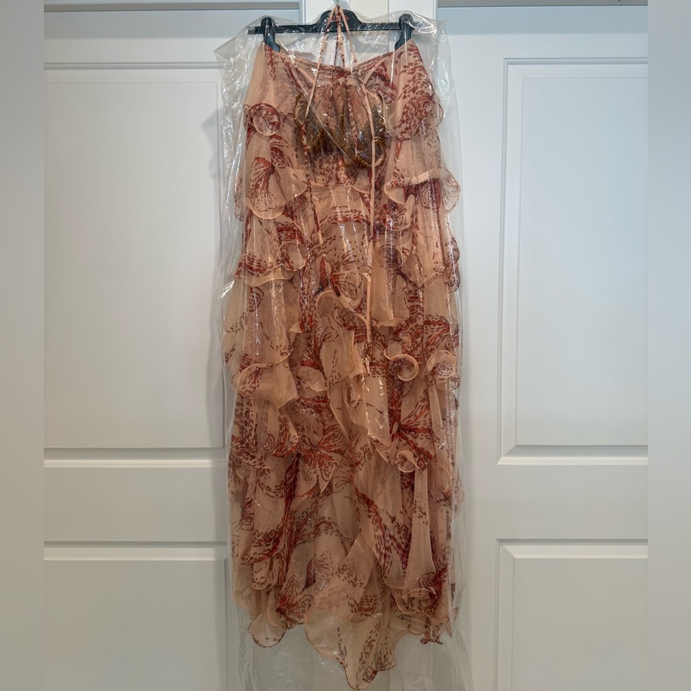 PatBO Sunset Butterfly Maxi Dress in beige - Picture 10 of 10